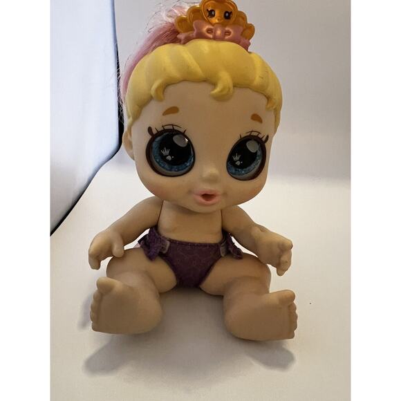 Kindi Kid Teenie Tiara Baby Doll Infant With Crown - Picture 1 of 6
